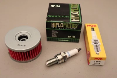 Kit de afinación Suzuki DRZ250 Enchufe NGK y filtro de aceite DRZ 250 01/07 ENVÍO RÁPIDO Foto 1 de 2