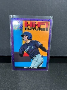 Noelvi Marte 2022 Bowman Chrome Hi-Fi Purple Mojo Refractor /250 - Picture 1 of 2