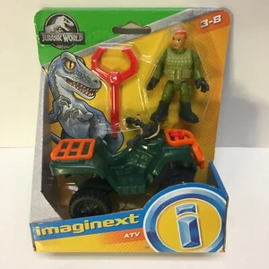 Imaginext Jurassic World ATV 2018 Mattel nuovo con scatola caccia dinosauri regalo - Foto 1 di 7