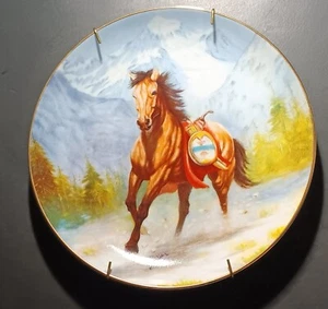 "WAR PONYS OF THE PLAINS" 1991, 5 Sammelteller (mit Aufhängern) - Bild 1 von 10