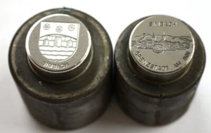 Historischer Prägestempel Simbach Wappen Unikat Münze Medaille Taler Nr.1459-87 - Bild 1 von 1