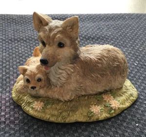 Vintage "Nature's Friends" Mom & Puppy Figurine Exclusive Summit Collection 1990 - Picture 1 of 6