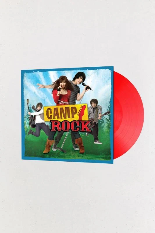 Camp Rock Red Colored Vinyl LP Disney Soundtrack Jonas Brothers Demi Lovato