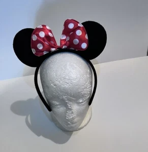 Minnie Mouse Ohren Stirnband klassisch schwarz und rot - Bild 1 von 10
