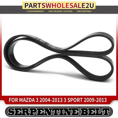 Cinturón Serpentine 51,41 pulgadas para Mazda 3 Sport 2009 2010-2013 3 2004-2013 L4 2,0 L Foto 1 de 4