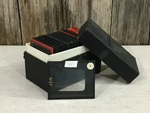 Set of 24 vintage glass slides Chemistry lecture - Picture 1 of 5