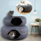 Peekaboo Cat Cave EXTRA LARGE Cat Tunnel Bed Indoor Cats, Cat Donut Tunnel USA