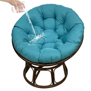 Papasan Chair Cushion Waterproof Oxford Cloth Circle Stuffed Egg Chair Cushions - Picture 1 of 111