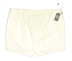 NWT Vince Camuto Ivory Sailor Cotton Blend Hi-Waist Shorts Size 18W MSRP $69 - Picture 1 of 4