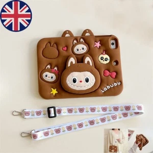 Cute Kids cartoon Shockproof Case Labubu For iPad 5 6 10.2 Air 2 3 4Mini Pro 11 - Picture 1 of 11