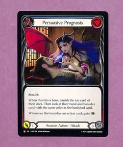 Flesh and Blood TCG Persuasive Prognosis Part the Mistveil MST104 - Picture 1 of 2