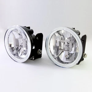 Luz antiniebla redonda auxiliar VAWiK 2 piezas 3,4 pulgadas H3 12 V 55 W carcasa de aluminio ε - Imagen 1 de 7