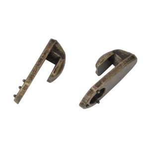 20Set Alloy Boot Lace Hooks Lace Fittings W/Rivets For Repair/Camp/Hike/Climb #7 - Picture 1 of 6