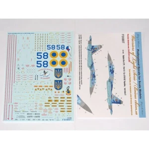 1:32 FOXBOT 32-033 Decal Su-27P Ukrainian Air Forces digital camouflage - Part 2 - Picture 1 of 24
