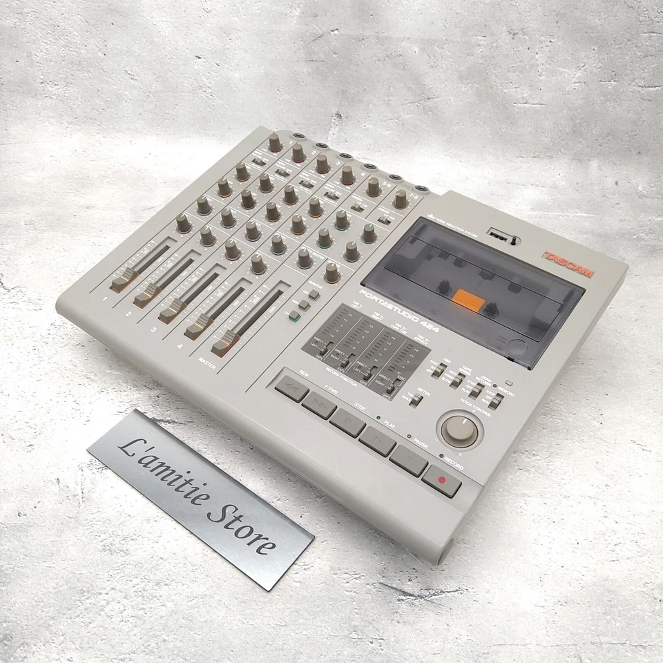 TASCAM Portastudio 424 Cassette Multi-track Recorder Tested Near MINT Japan JP - Image 1 of 4