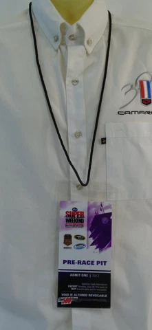 2012 Crown Royal 400 & Nationwide Pre-Race Pit Pass Credential Ticket Holder IMS Cover