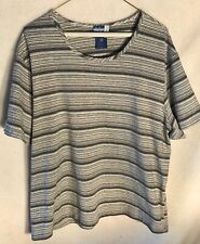 Women’s Multicolored Blouse Shirt Top Striped Size 26/28 Venesia Jeans Clothing