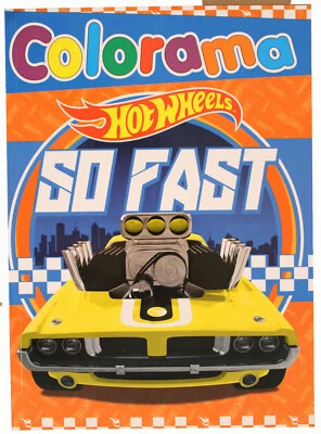 Hot Wheels Malbuch Colorama Hotwheels Renn Auto Ausmalbuch für Kinder Malen
