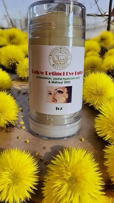 Dandelion Retinol-Organic Grass Fed Tallow Deep Eye Wrinkle  Stick Matrixyl 3000 - Image 1 of 3