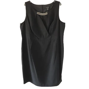 LE BOS Women's Black Sheath Dress Lu's Size 18W Sleeveless Party Cocktail Formal - Picture 1 of 10