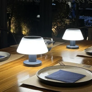Solar C-type charge Table Bedroom Lamp Outdoor Indoor Party Light Christmas Gift - Picture 1 of 12
