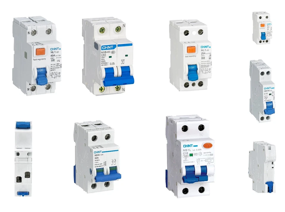 Interruttore magnetotermico differenziale tipo A chint 1-2 moduli  da 6 a 32a - Immagine 1 di 1