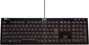 Bit Trade One BFKB113PBK bit Ferrous Pantograph Keyboard USB 113 keys Black - Picture 1 of 4