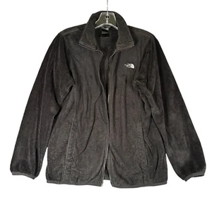 The North Face Girls XL 18 Black Fleece Full Zip *No Zipper Long Sleeve Jacket - Picture 1 of 9