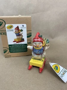 Jim Shore Schneemann Crayola Figur 2021 Hallmark Lehrer Kinder Kunst OVP - Bild 1 von 16
