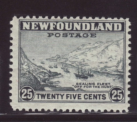 1941 Newfoundland 25c Sealing Fleet Perf 12½ Unmounted Mint SG288 Cover