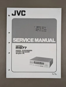 JVC Model R-S77 Digital Synthesizer Stereo Receiver Super-A ServiceManual D2496 - Picture 1 of 3