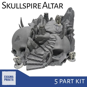 Skullspire Altar - 28mm Chaos 3D Printed Terrain for Tabletop Wargaming - Picture 1 of 7