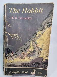 The Hobbit J R R Tolkien 1961 Puffin 1st Paperback Edition - Picture 1 of 20