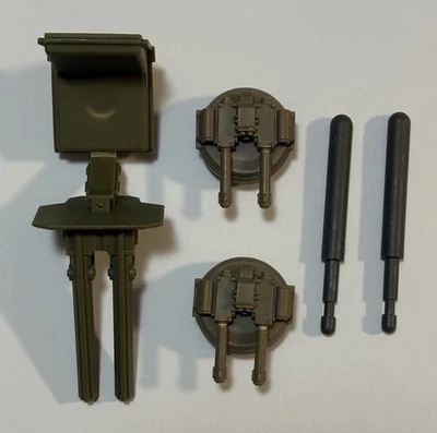 GI Joe Rise of Cobra Pit Mobile Headquarters Parts Lot Guns-Missiles Hasbro 2009 - Image 1 of 4