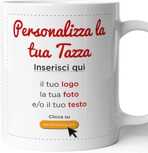 Tazza Mug Personalizzata Con Foto, Testo, Logo, Immagine - Ideale per La Tua Col - Foto 1 di 12