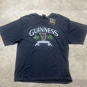 Neu mit Etikett Guinness Dublin Irland T-Shirt 3XL grau, Harfe Kleeblatt offizieller Merch - Bild 1 von 9