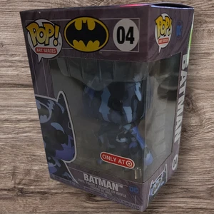 Funko Pop! Batman #04 Art Series Blue Camo Target Exclusive Vinyl Figur DC - Bild 1 von 5