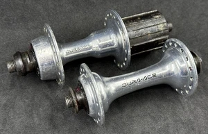 Shimano DURA-ACE HB-7400 & FH-7403 100mm Front & 130mm Rear Hubs HyperGlide - Picture 1 of 15