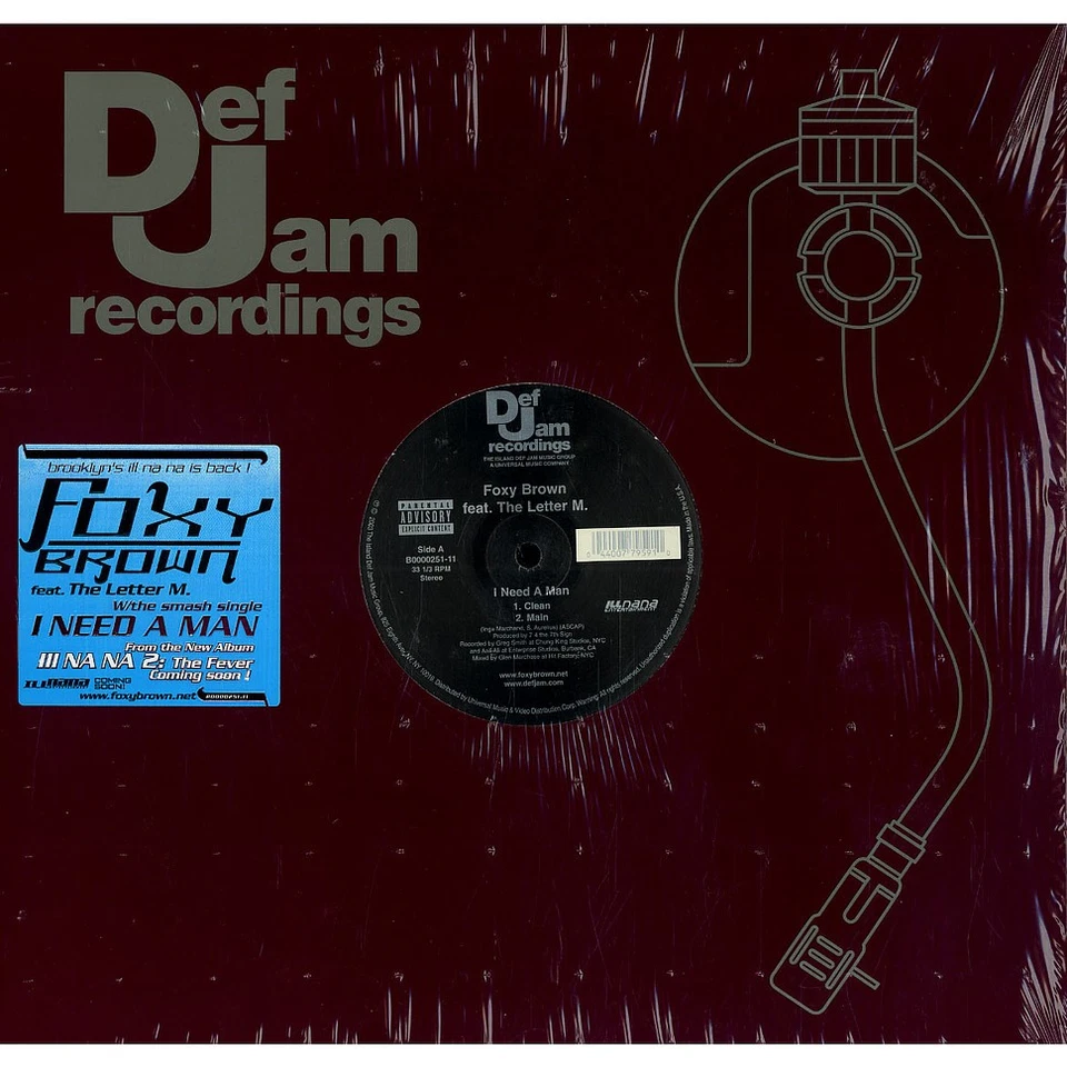 Foxy Brown Feat. The Letter M. - I Need A Man (Vinyl 12" - 2003 - US - Original) - Bild 1 von 1