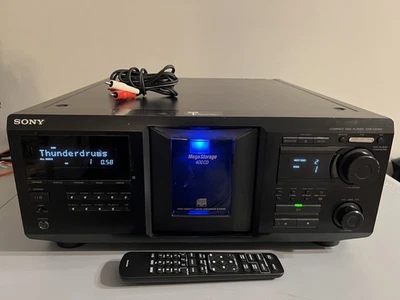 Sony CDP-CX455 MegaStorage 400 Disc CD Changer Player | NEW BELTS | Warranty - Image 1 of 4