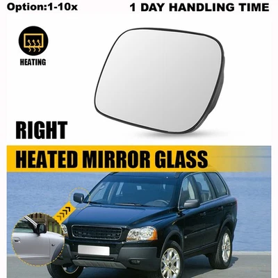 Vidro espelhado aquecido retrovisor lateral direito para Volvo XC70 2003-2006 XC90 GA-VO2103 - Imagem 1 de 4