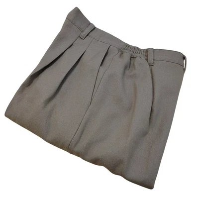 Pantalones para mujer Sag Harbor vintage talla 12 mezcla de lana plisados cintura elástica carrera Foto 1 de 4