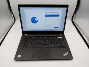 Lenovo Thinkpad T490s 14" Laptop Intel i5-8365U 16GB RAM 128GB SSD W11 -READ -RR - Picture 1 of 8