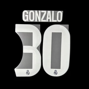 Official GONZALO #30 Real Madrid CF Away 2025-26 PRINT - Picture 1 of 6