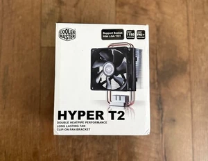 Cooler Master Hyper T2 Compact CPU Cooler Dual Looped, AMD Ryzen/Intel LGA1151 - Picture 1 of 6
