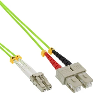 3x InLine LWL Duplex Kabel, LC/SC, 50/125µm, OM5, 5m - Bild 1 von 2