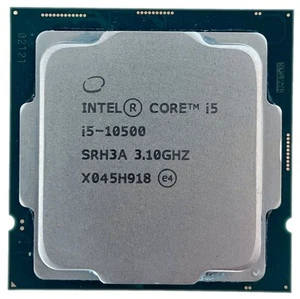 Processeur CPU six cœurs Intel Core i5-10500 3,10 GHz socket LGA 1200 12 Mo SRH3A - Photo 1/2