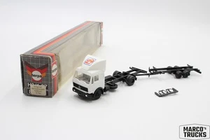 Herpa MB NG jumbo tandem trailer truck 2a/2a white/black 1:87 /H23275 - Picture 1 of 1