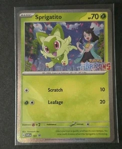 Pokémon TCG - Sprigatito SVP 191 - SV: Scarlet & Violet Promo Cards - NM - Picture 1 of 2