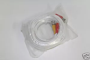 CABLE DE CÁMARA DE SEGURIDAD DE VIDEO CCTV BNC DE 25 FT - Imagen 1 de 1